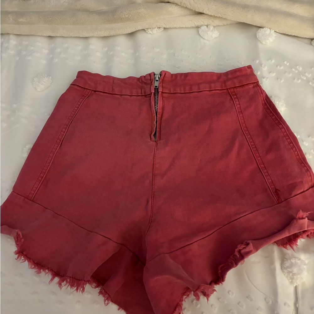 Mustard seed ruffle shorts